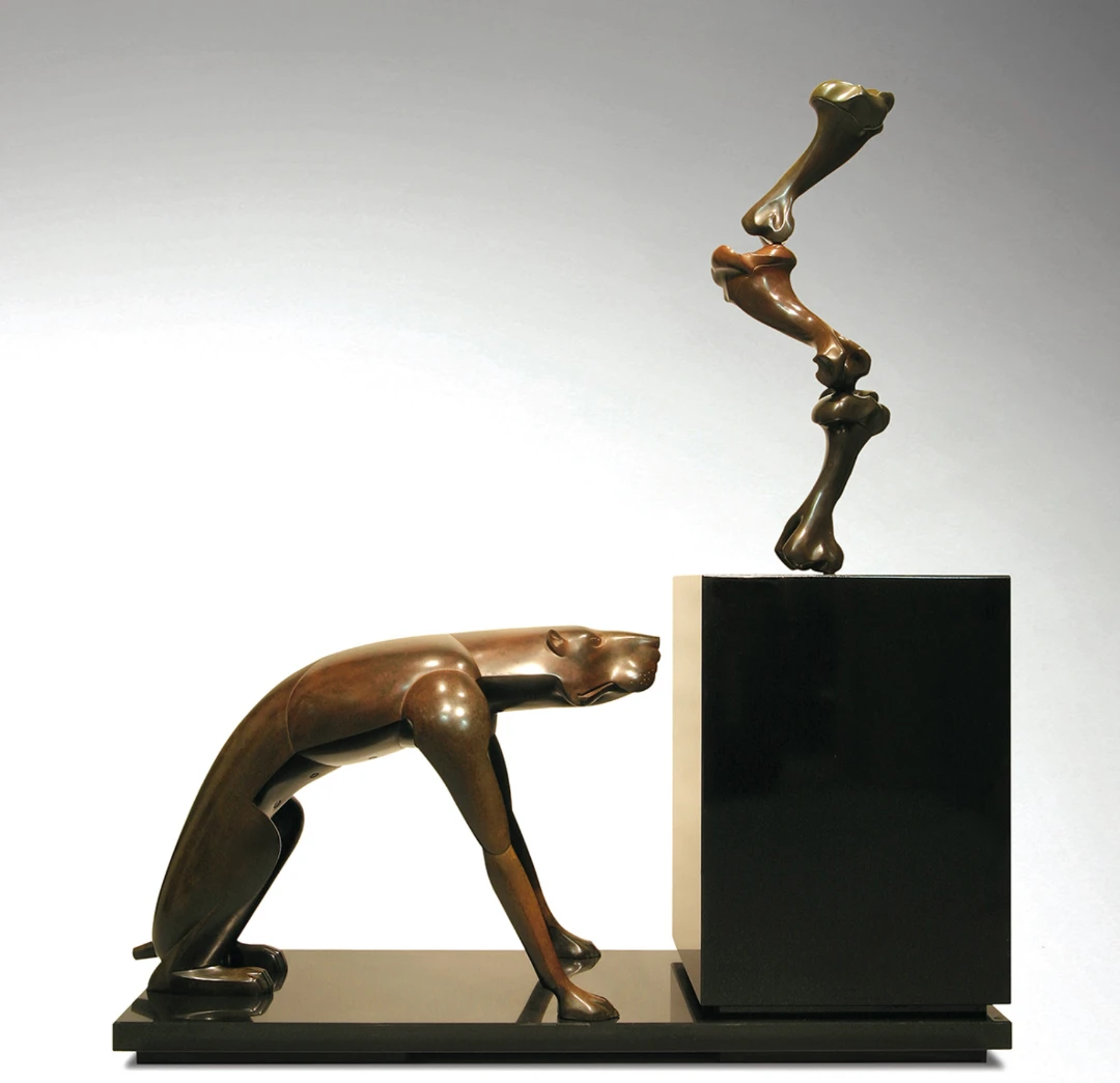 Willem Lenssinck - Dog with Dancing Bones